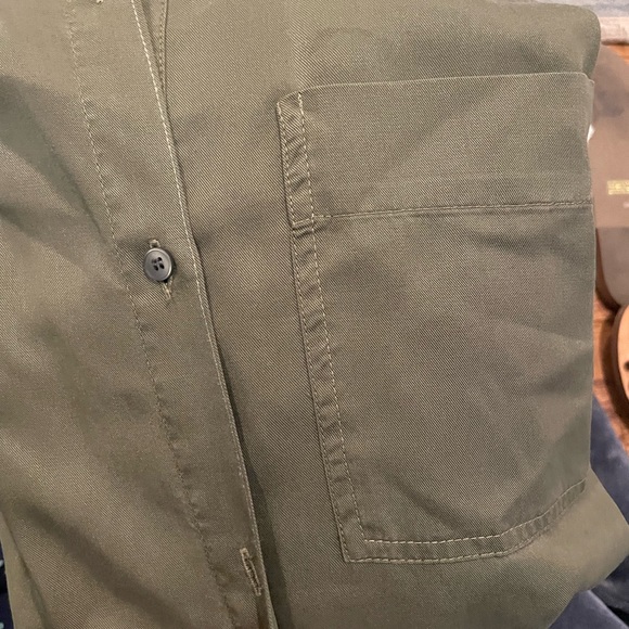 Zara Basics Button Up Shirt Dress - Size M - Picture 3 of 3